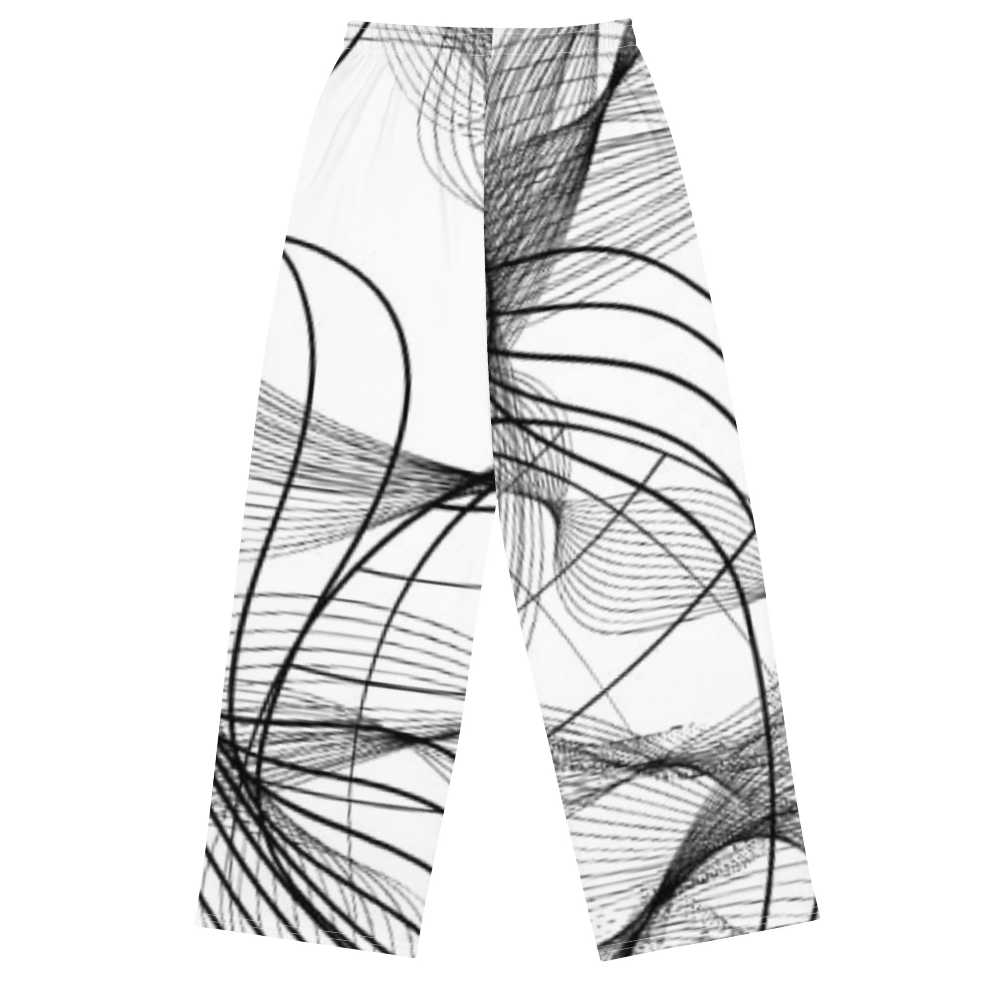 All-over print unisex wide-leg pants