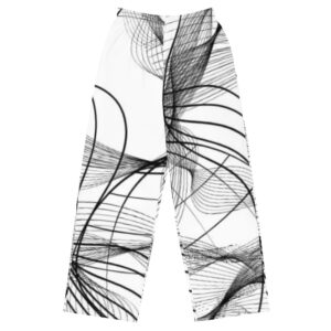 All-over print unisex wide-leg pants