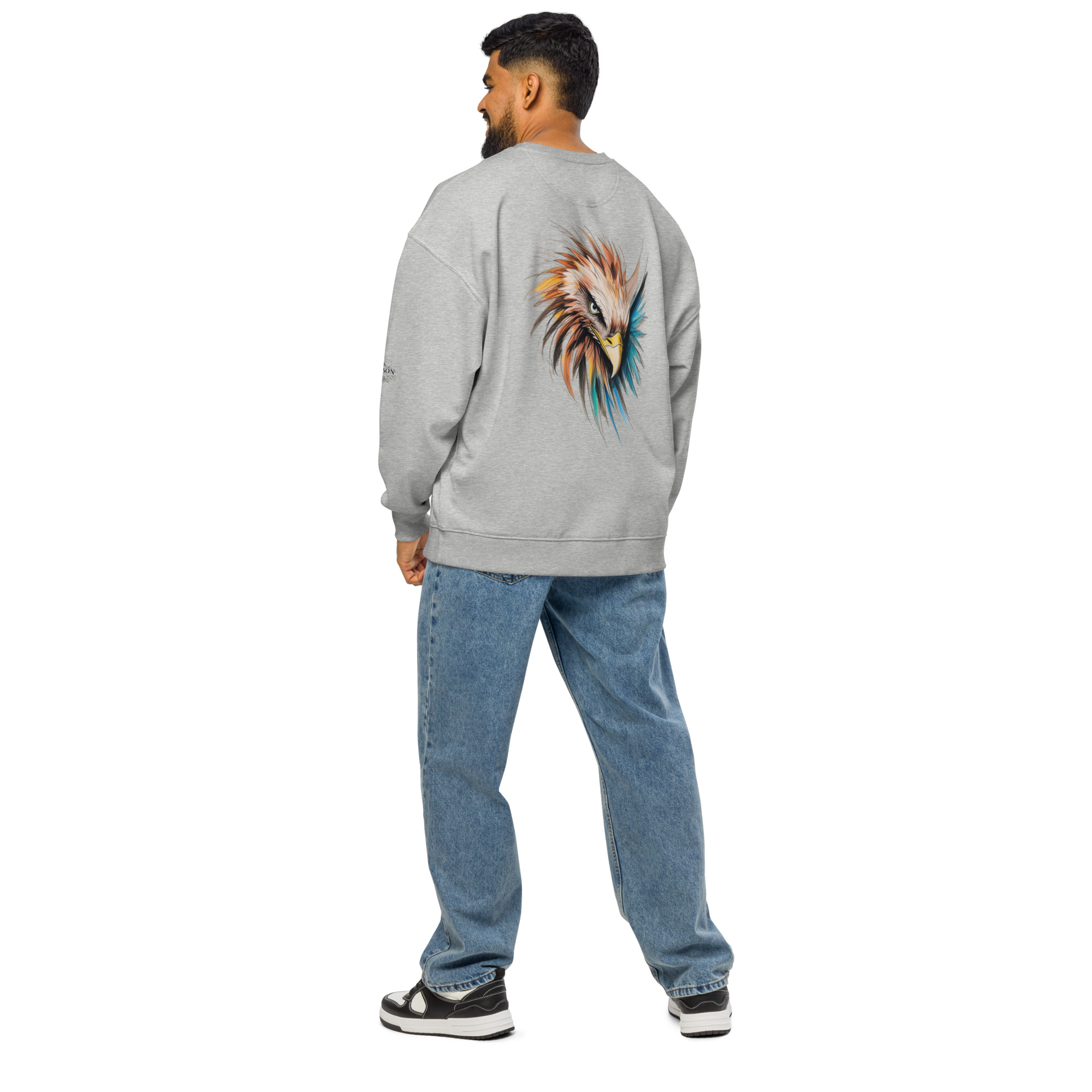 Unisex organic oversized sweatshirt