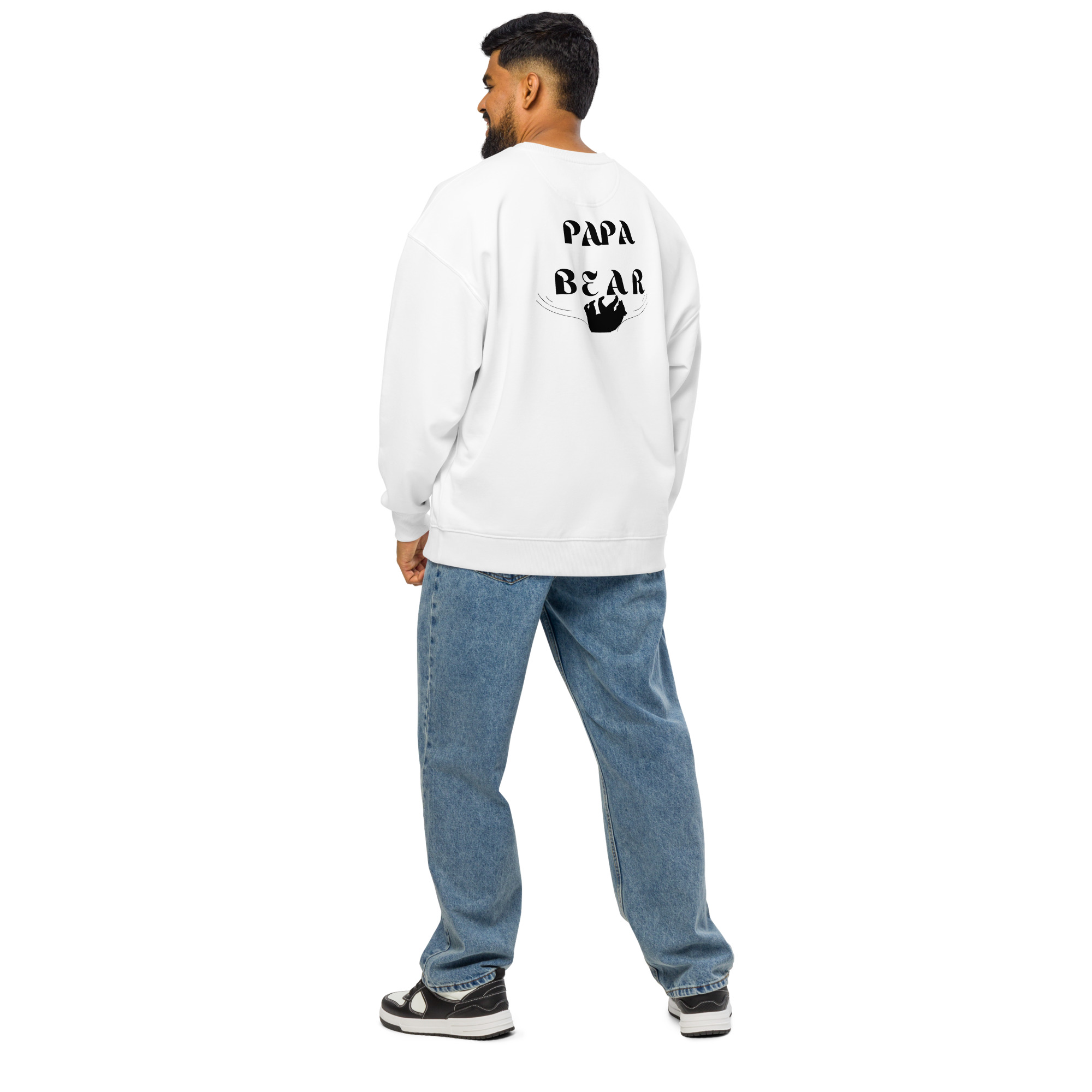 Unisex organic oversized sweatshirt