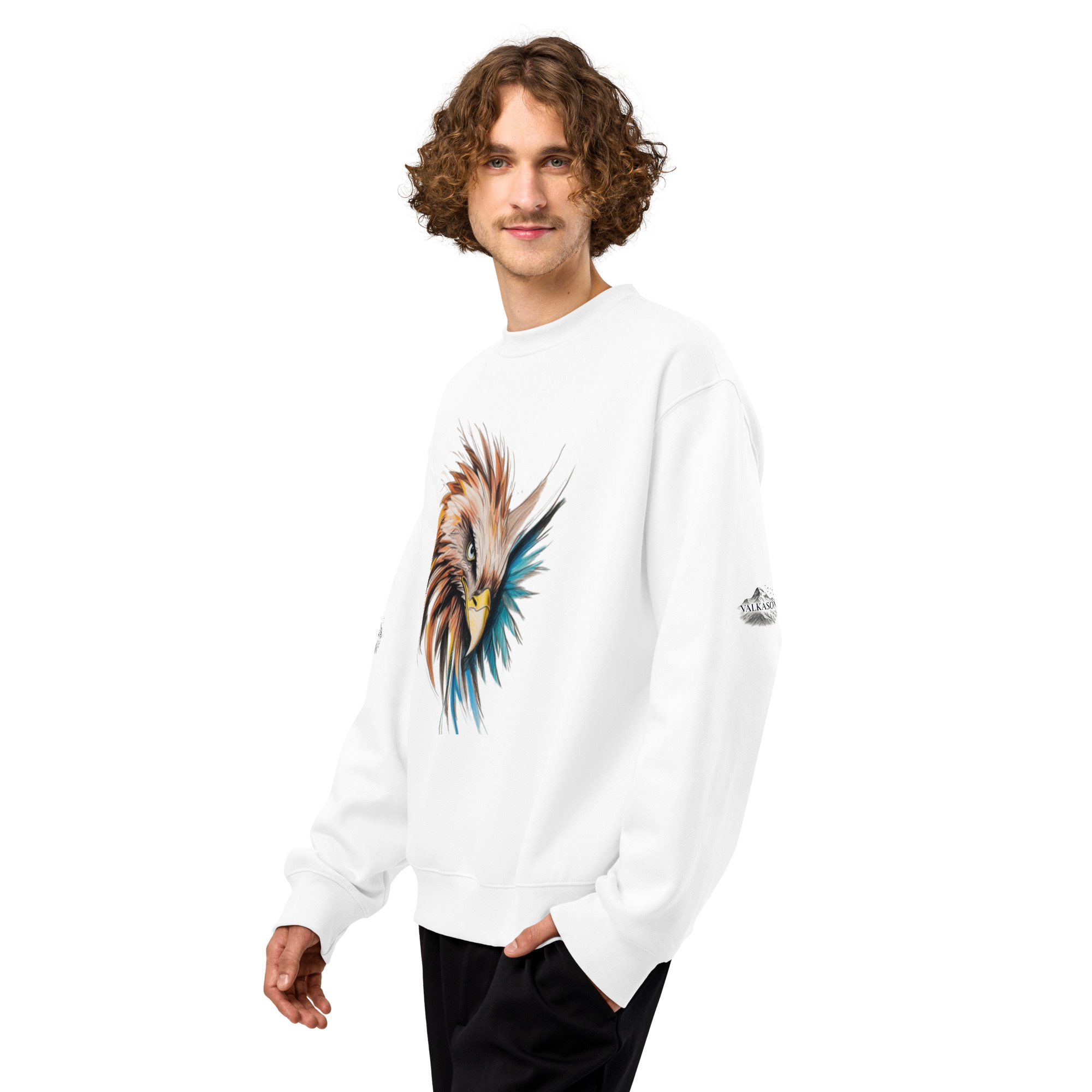 Oversized heavyweight sweatshirt - Gambar 3